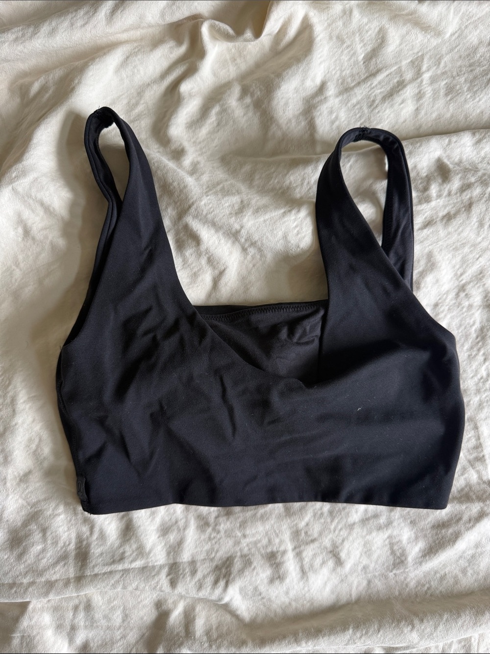 lululemon athletica Black Scoop Support Bralette